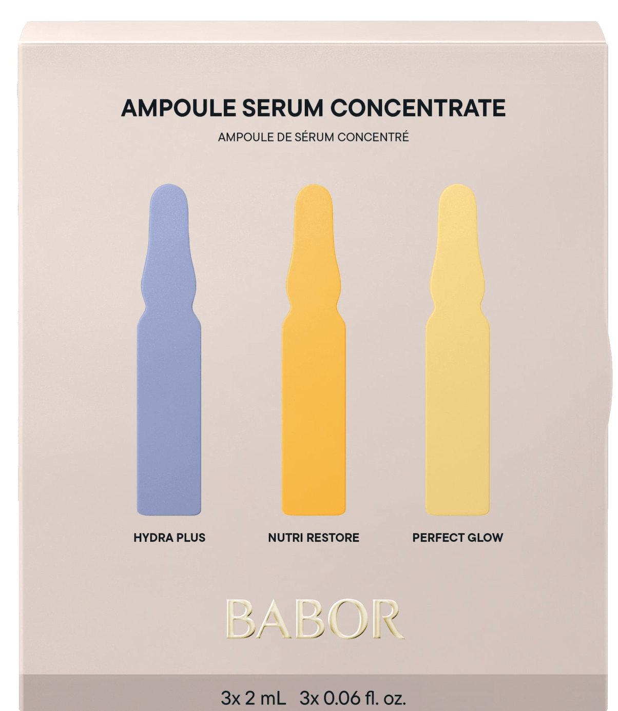 BABOR 3er Ampullenset Hydra Plus, Nutri, Perfect Glow